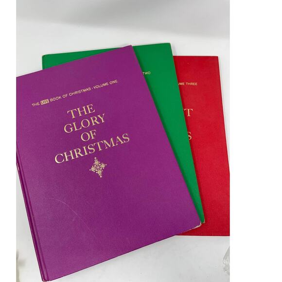 LARGE Vintage 1960s LIFE 3-book Set: Glory, Pageantry & Merriment of Christmas - Picture 1 of 12